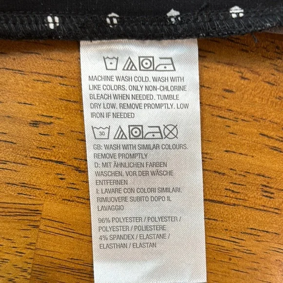 Susan Graver Black and White Polka Dot Wide Leg Pants - Picture 3 of 5